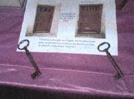 Fotos de los calabozos y llaves de los mismos